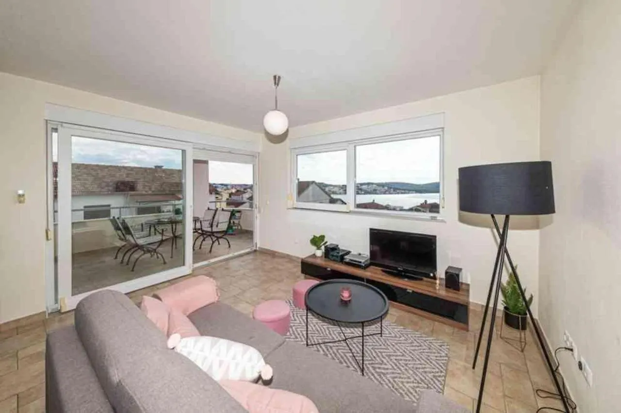 Apartment In Okrug Gornji With Sea View, Terrace, Air Conditioning, Wifi 5051-2 Trogir